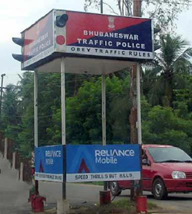 Traffic Police Post in Pune